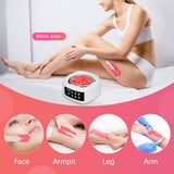 Electric Waxing kit, Liaboe Wax Warmer for Hair Removal, Digital Wax Heater Melting Pot for Body Hair Removing Waxing Kit with 4 Bags Hard Wax Beans and 20 Pcs Wax Applicator Sticks