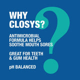 CloSYS - 50647692245439 Ultra Sensitive Mouthwash, 3.4 Ounce Travel Size (48 Count), Unflavored, Alcohol Free, Dye Free, pH Balanced, Helps Soothe Mouth Sensitivity, Kills Germs that Cause Bad Breath