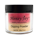 28g/Box Red and Beige Temperature Color Change Dip Powder Nails Dipping Nails Long-lasting Nails No UV Light Needed, (W-No.10)