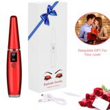 Heated Eyelash Curler，Portable Electric Eyelash Curler，Mini USB Rechargeable Eyelash Curler for Eyelashes Curling Natural, Quick Heating Long Lasting, Safe ＆ Hassle-Free for Girls Women Gift