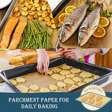 Hiware 200 Pieces Parchment Paper Baking Sheets 9x13 Inches, Precut Non-Stick