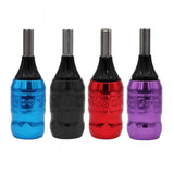 Tattoo Adjustable Aluminium Cartridge Grip Tubes Needle Bar for Motor Rotary Machine (Black)