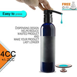 Amorix 3PCS Dispenser Pump | Shampoo and Conditioner Bottle Pump 28/410 Black Dispensing Pump Fits 33.8 oz 1 Liter Bottles with Free Funnel for Lotion, Beauty Products, Castile Liquid Soap