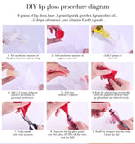 GL-Turelifes Lip Gloss Base for DIY Lip Gloss, Lip Glaze, Lip Plumper, Lip Maximize Lipsticks DIY Handmade Lip Gloss Glaze Gel Art Waterproof Non-Stick Cup 100ml (Moist)