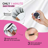 3D Mink False Eyelashes Dramatic Natural Look Thick, 3D Layered Effect Siberian Mink Fur Eyelashes Handmade Strip Eyelashes Reusable Make Up Fake Eyelashes (5 Paris 2 types) SWINGINGHAIR