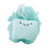 MINISO Adventure Time Bath Sponge Shower Loofa Balls Pouf Mesh Brush Loofahs Balls Exfoliating for Body Wash Bathroom Women Men - BMO