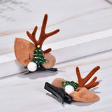 Christmas Reindeer Antler Headband Christmas tree Hair Clips Deer Headband Hair Accessories