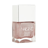 Foiling In Love Nail Polish Space Bah - nude taupe with a foil finish