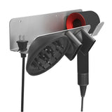 Buwico BUBM Wall Mount Holder for Dyson Supersonic Hair Dryer, Diffuser,Cable Plug and Two Nozzles, Aluminum Alloy,Easy Installation