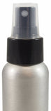 2-Ounce Aluminum Fine Mist Spray Bottles (6-Pack); Mini Metal Atomizer Bottles, 2.75oz Travel / Purse / Sample Size