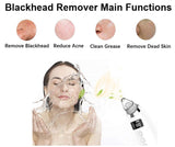 Blackhead Remover Vacuum Electric - Pore Vacuum Facial Pore Cleaner Acne Comedone Extractor Tool for Women & Men Kit w/ 6 Removable Probes 6 Adjustable Suction Treatment LCD Display