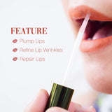 Lip Plumper Set, Natural Lip Enhancer & Lip Care Serum, Day & Night Care, Moisturized Clear Lip Oil, Lip Plumper Fuller & Hydrated Beauty Lips 2 Packs, Latorice