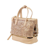Adira Travel Makeup Case (Blush Lace)