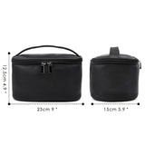 Makeup Bag,365park Travel Cosmetic Case Organizer Bag with Brush Holder Wonderful Gift Z005 Black