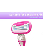 Personna Women's 5-Blade Disposable Shaving Razor - 9 Count Disposable Ladies Razor