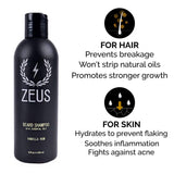 ZEUS Executive Beard Care Kit - Grooming Tools and Beard Care Set for Men! (Scent: Vanilla Rum)