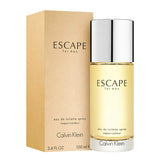 Escape Cologne for Men 3.4 oz Eau de Toilette Spray (Clear Bottle)