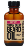 Simply Great Beard Oil - DATENITE Scented Beard Oil - Beard Conditioner 3 Oz Easy Applicator - Natural - Vegan and Cruelty Free Care for Beards - America's Favorite