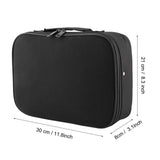 Hairdressing Bag - Delaman Professional Barber PU Leather Hairdressing Tool Scissors Bag Hair Styling Accessories Storage Bag Salon Carrying Organizer Case