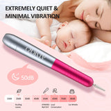 ATMOKO Electric Nail Drill, Professional Nail Drill Kit For Acrylic Nail | Portable Electric Nail File for Gel Nail | Manicure Pedicure Polishing Shape Tool with 6Pcs Nail Drill Bits | Home Salon Use