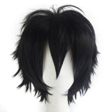 Max Beauty Anime Short Cosplay Wigs With Bangs for Miya Unisex Heat Resistant Hair for Party and Halloween for Gift + Free Cap