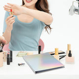 Eyelash Book, 16 Pairs False Eyelashes Storage Container Glitter Paper Makeup Display Box Holder, Eyelash Sample Protective Case