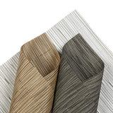 U'Artlines Placemat, Crossweave Woven Vinyl Non-Slip Insulation Placemat Washable