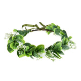 Christmas Wedding Flower Crown Boho Bridal Flower Wreath Babies Breath Hair Crown Headpiece