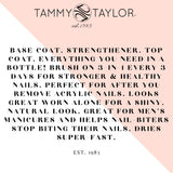 Tammy Taylor 3-in-1 Nail Hardener Nail Strengthening Growth Formula for Stronger & Healthier Nails