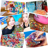 Elongdi Water Beads Pack Rainbow Mix 50,000 Beads Growing Balls, Jelly Water Gel