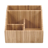 Bamboo Makeup Organizer Cosmetics Caddy Holder for Lipsticks, Nail Polish, Palettes, Concealer, Brushes, Perfumes, Lotions, and other Toiletries