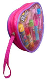 Shopkins Beauty & Care Travel Gift Set For Girls - 5 Shopkins Lip Balms in Cool Reusable Carry Case with Shopkins Toothbrushes, Toothbrush Travel Holder, Tissues & Plasters