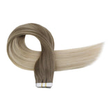 40pcs Balayage Tape in Human Hair Extensions 14inch 14M60