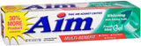 Aim Toothpaste Gel Whitening Mint 6 oz (Pack of 4)