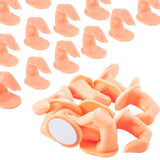 Aenoyo 36 Pcs Practice Finger Training Display Practice Stand Fake Finger Plastic Model for Nail Art Practice