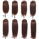 Double Weft 100% Remy Human Hair Clip in Extensions 14''-22'' Grade 7A Quality Full Head Thick Thickened Long Soft Silky Straight 8pcs 18clips Off Black (18" / 18 inch 140g,#1B Natural Black)