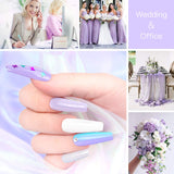 Beetles Pastel Series LILAC & LILLIES Gel Nail Polish Set - 6 Colors Nude Grey White Gel Polish Kit Nail Gel, Soak off nail Lamp Nail Polish Design Gift Set for Wedding Party