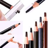 Waterproof Eyebrows Pencil Tattoo Makeup And Microblading Supplies Kit-Permanent Eye Brow Liners In Wa(including :12 eyebrow pens, 2 eyebrow knives, 3 eyebrow card, 2 pencil sharpeners)