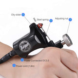 STIGMA Professional Rotary Slider 8W Motor Tattoo Machine Gun DC 5.5 Connected Slient for Tattoo Artists Black M625-1