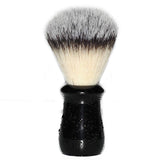 Shaving Brushes, JR Synthetic Nylon Brush Hair Knot with Pure Black Engineered Resin Handle Shaving Brush for Men, Safety Razor, Double Edge Razor, Shaving Razor