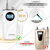 Electric Acrylic Nail Drill Machine - LONOVE Upgraded 30000rpm High Speed Rechargeable Efile Nail Drill Kit Set for Acrylic Gel Nails, Professional Electric Grinder Tool for Salon Use or Home DIY