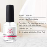 Makartt Poly Nail Gel Clear 50ML Bundle with Nail Dehydrator and Nail Primer Kit, Gel Nail Brush and nail Spatula Dual End