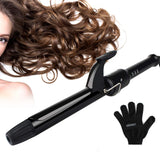 Curling Iron, Aimou Curling Wand, 1 Inch Curling Iron  Ceramic Tourmaline Coating Barrel, Hair Curler Anti-scalding Insulated Tip 3 Adjustable Temperature (Heat Resistant Glove, Travel Bag)