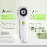TOUCHBeauty 3IN1 Face Brush Set with 3 Spin Cleansing Brushes, Deeply Cleanse Pores for All Skin Sensitive Type |Waterproof, Travel Case, Dual-Speed, Battery Powered