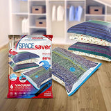 Spacesaver Premium Vacuum Storage Bags. 80% More Storage! Hand-Pump