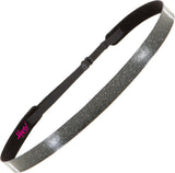 Hipsy Adjustable Non Slip Smooth Glitter & Sports Headbands for Girls & Teens Multi Packs