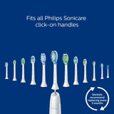 Genuine Philips Sonicare ProResults Gum Health replacement toothbrush heads, HX9033/66, 3-pk