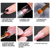 Beetles Poly Gel for Nail Extension Gel, 60g Clear Builder Gel Nail Gel Trendy Nail Art Design Nail Extension Gel Salon Nail Easy DIY at Home