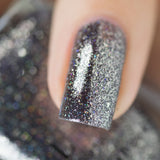 ILNP Private Reserve - Black Holographic Metallic Nail Polish