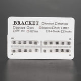 Maxmartt 10 Packs/Set Metal Brackets Braces Tooth Tool (without hook)